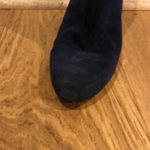 Nine West Blue Suede Boots - Picture 3 of 8